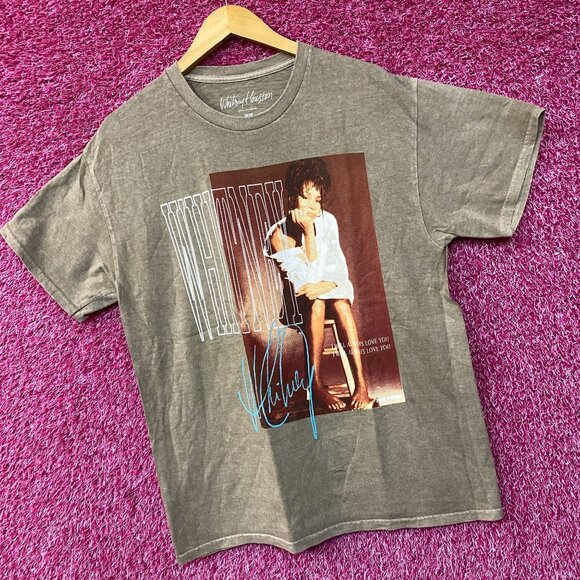 Whitney Houston I Will Always Love You Washed Graphic T-Shirt Medium - Picture 3 of 4